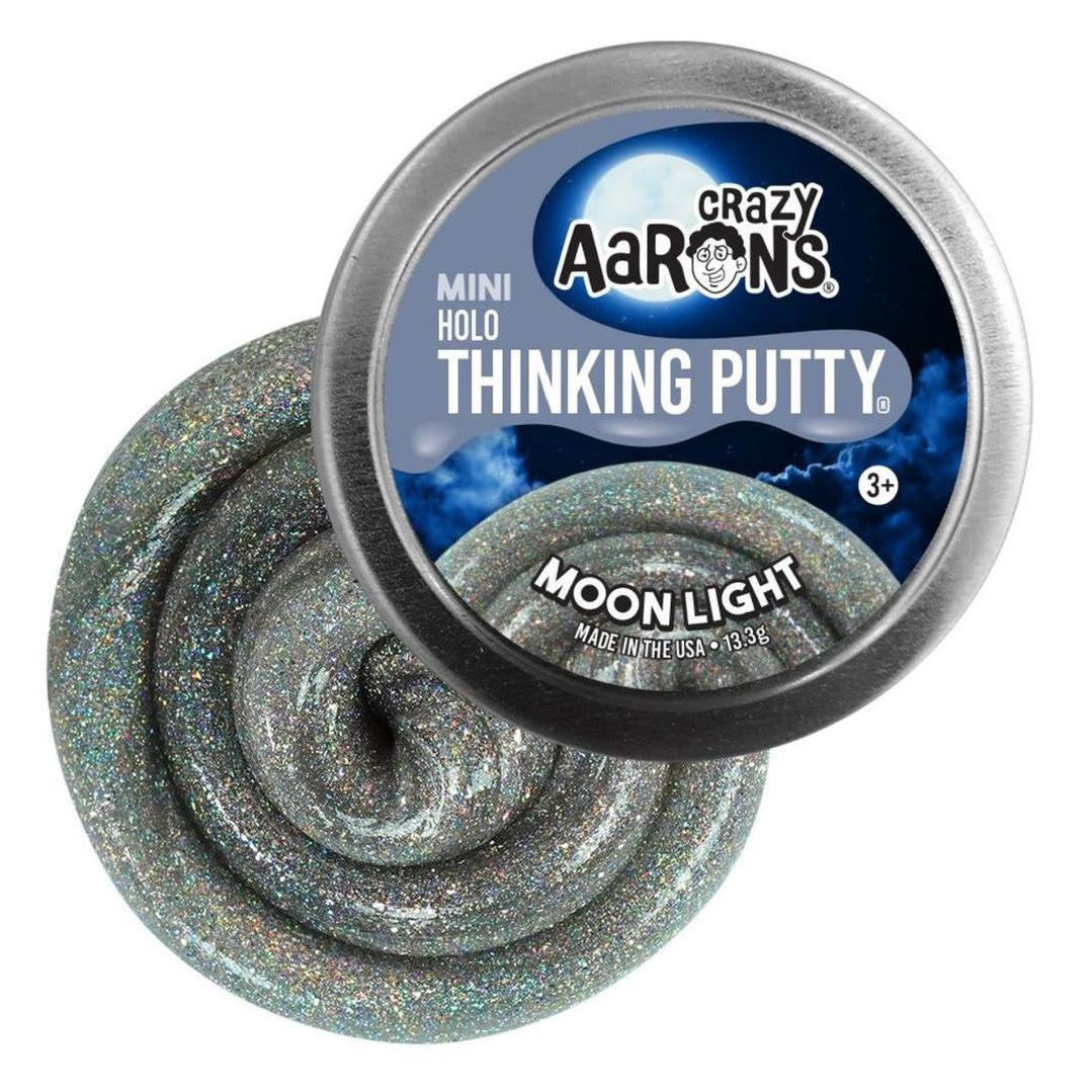 Crazy Aarons Thinking Putty - 2" Tins - Variety-Moonlight - Holo-Yarrawonga Fun and Games