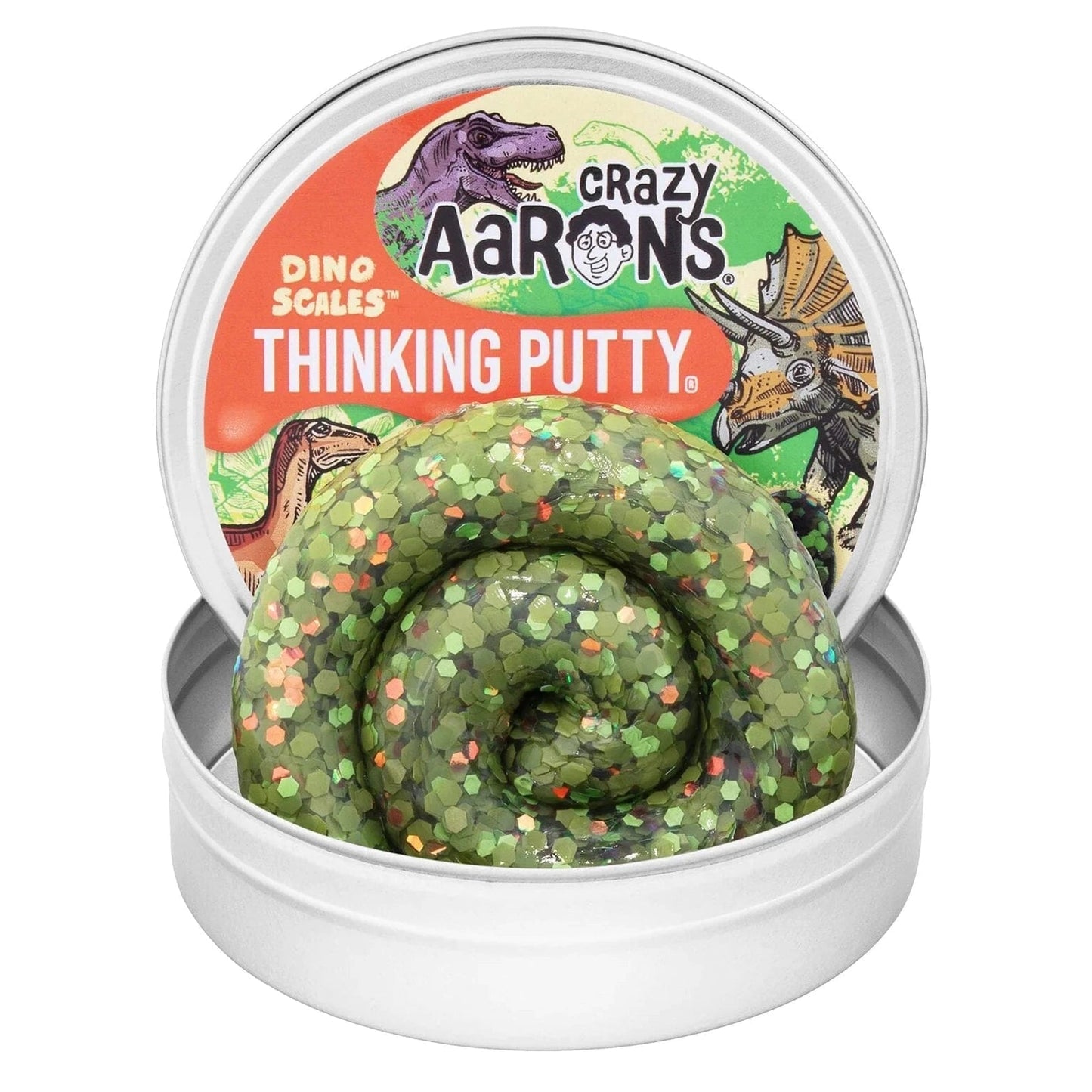 Crazy Aarons Thinking Putty - Dino Scales-Yarrawonga Fun and Games