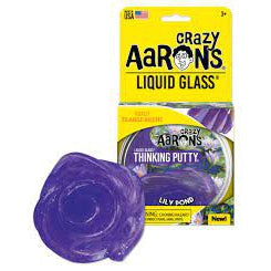Crazy Aarons Thinking Putty - Liquid Glass 4" Tin-Lilly Pond-Yarrawonga Fun and Games.