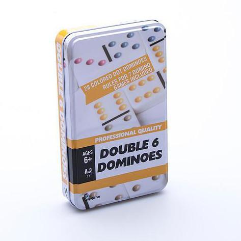Double 6 Domino Set in Tin-Yarrawonga Fun and Games