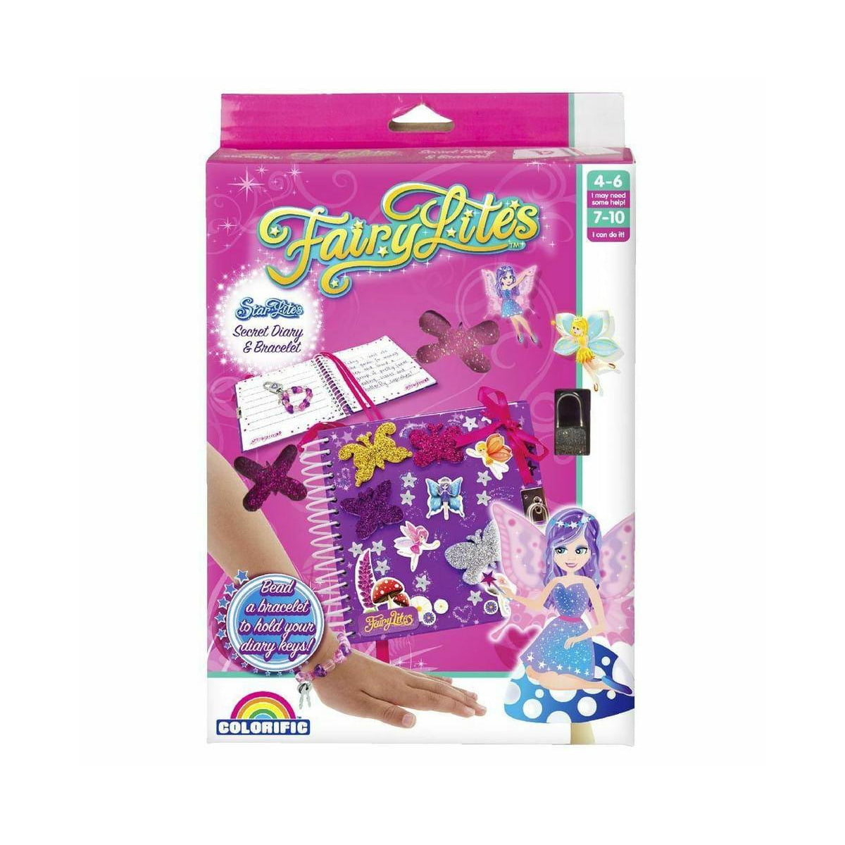 Fairy Lights Secret Diary and Bracelet-Yarrawonga Fun and Games