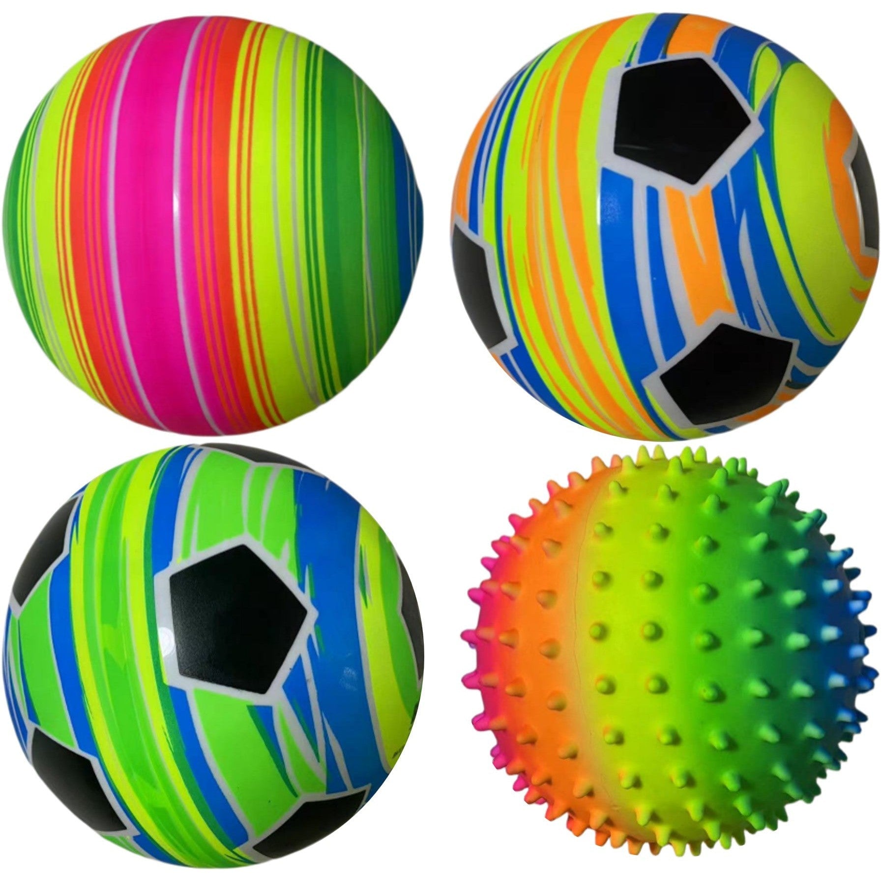 Fluro PVC Balls-Yarrawonga Fun and Games