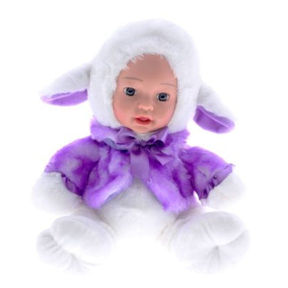 Fur Baby - Purple White Lamb-Yarrawonga Fun and Games.