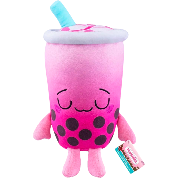 Gamer Food Plushie - Strawberry Bubble Tea-Yarrawonga Fun and Games