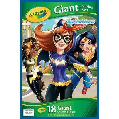 Giant Colouring Pages - Various-DC Superhero Girls-Yarrawonga Fun and Games