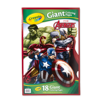 Giant Colouring Pages - Various-Marvel Avengers-Yarrawonga Fun and Games
