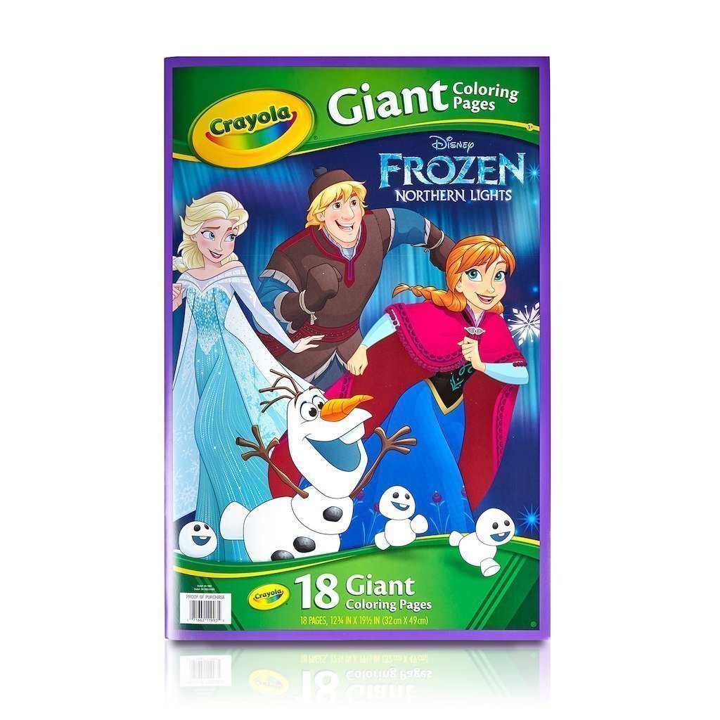 Giant Colouring Pages - Various-Frozen Northern Lights-Yarrawonga Fun and Games