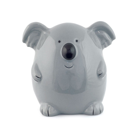 Grey Koala Piggy Bank-Yarrawonga Fun and Games