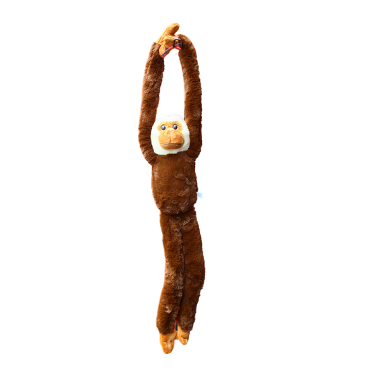 Hanging Monkey - Brown/Cream-Yarrawonga Fun and Games