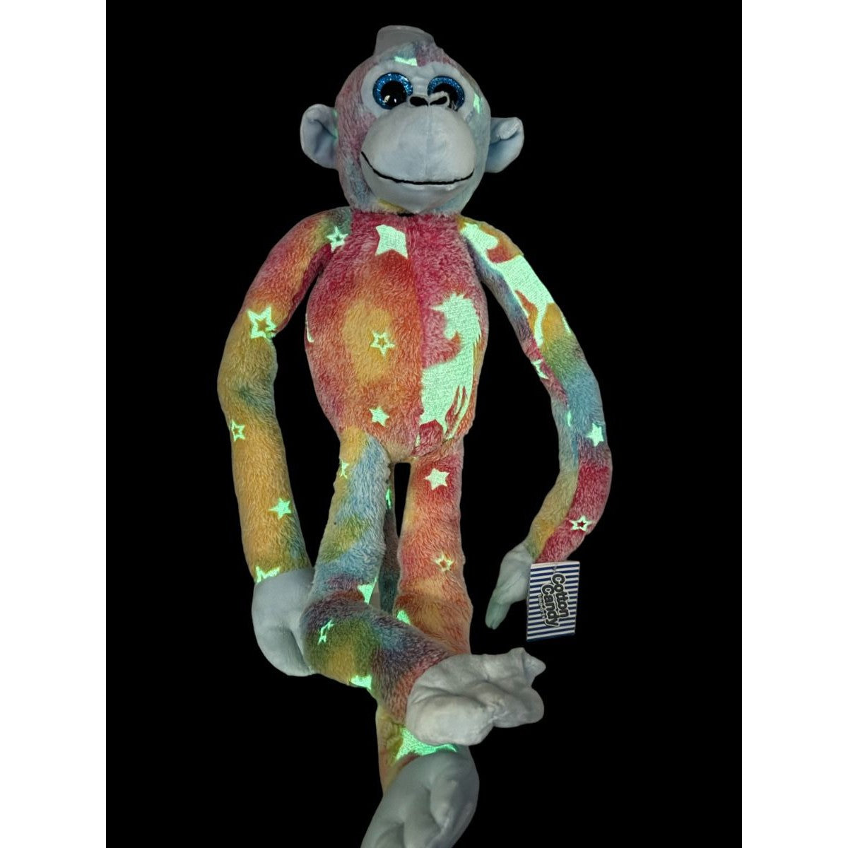 Hanging Monkey - Rainbow Glow in the Dark-Yarrawonga Fun and Games