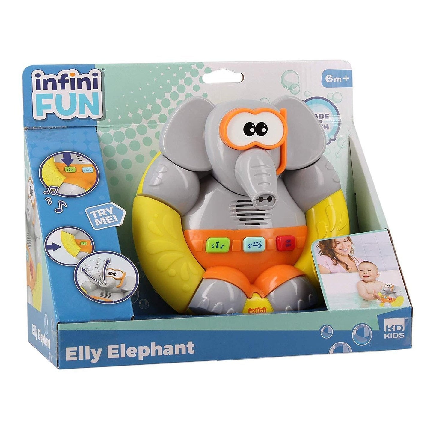 Inifini Fun Bath - Elly Elephant-Yarrawonga Fun and Games