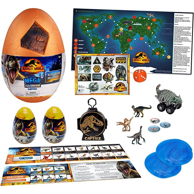 Jurassic World Mega Egg-Yarrawonga Fun and Games.