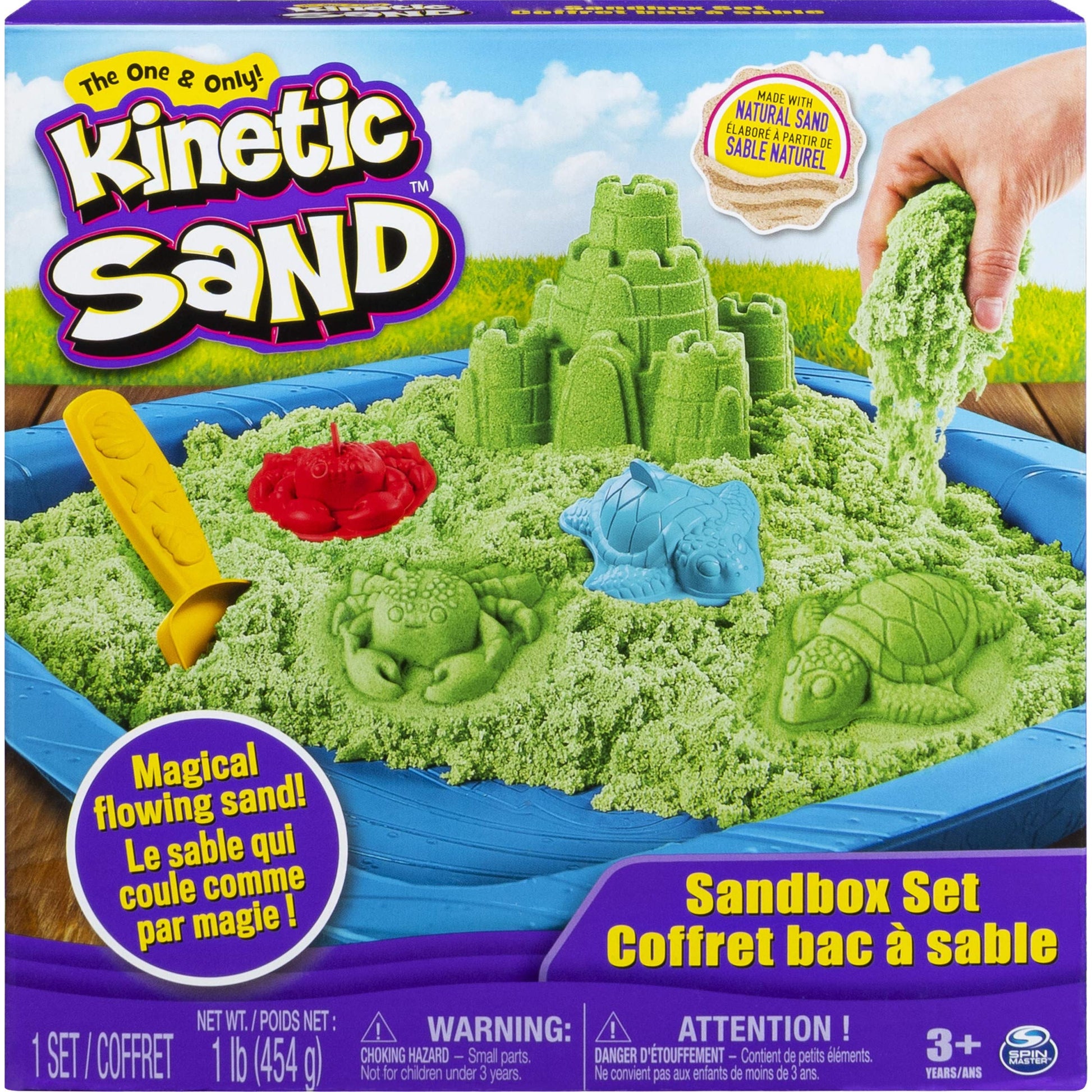 Kinetic Sand - Sandbox Set-Green-Yarrawonga Fun and Games