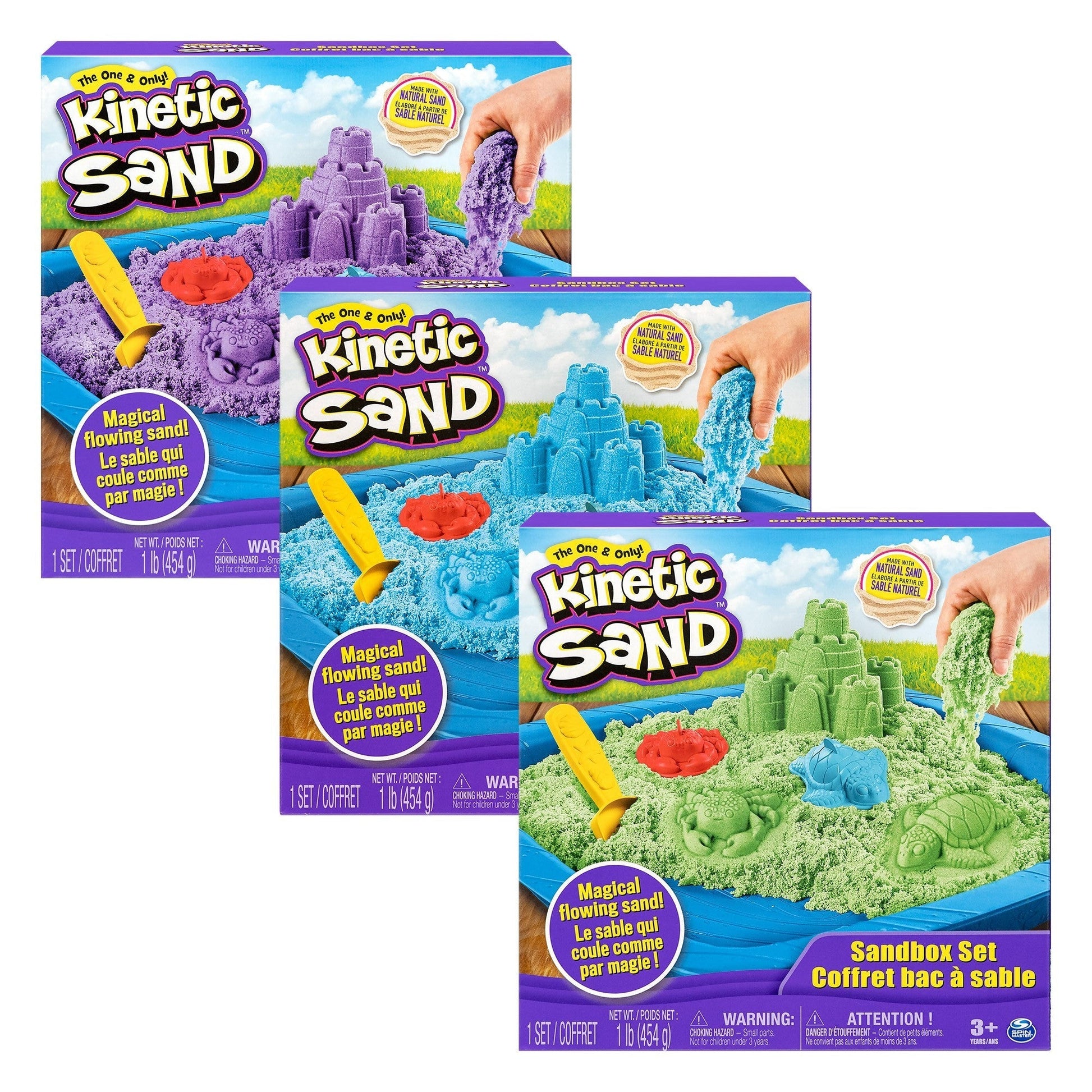 Kinetic Sand - Sandbox Set-Green-Yarrawonga Fun and Games