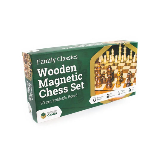 Magnetic Wood Chess set-Yarrawonga Fun and Games
