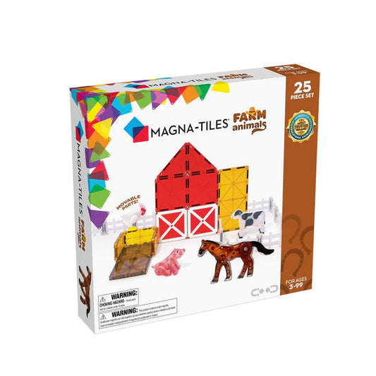 Magna-Tiles Farm Animals 25 Piece Set-Yarrawonga Fun and Games