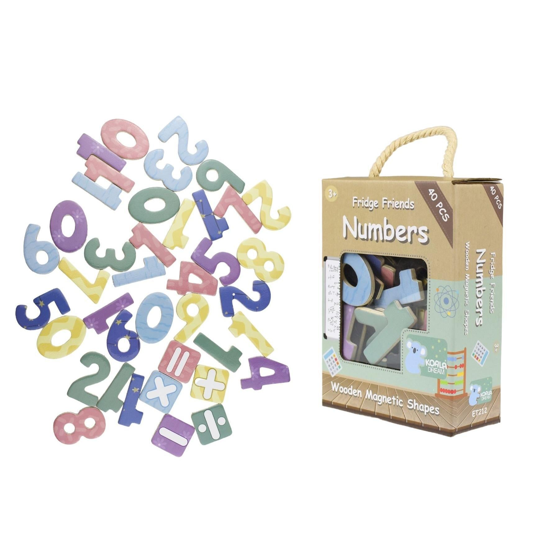 magnetic Numbers - 40 Pieces-Yarrawonga Fun and Games