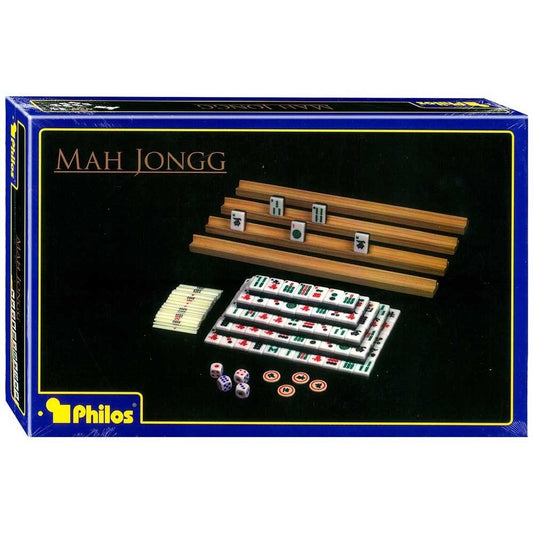 Mah-Jong Set with wooden racks-Yarrawonga Fun and Games