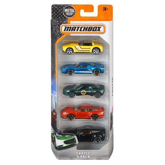 Matchbox Cars - 5 Pack - Various-Yarrawonga Fun and Games