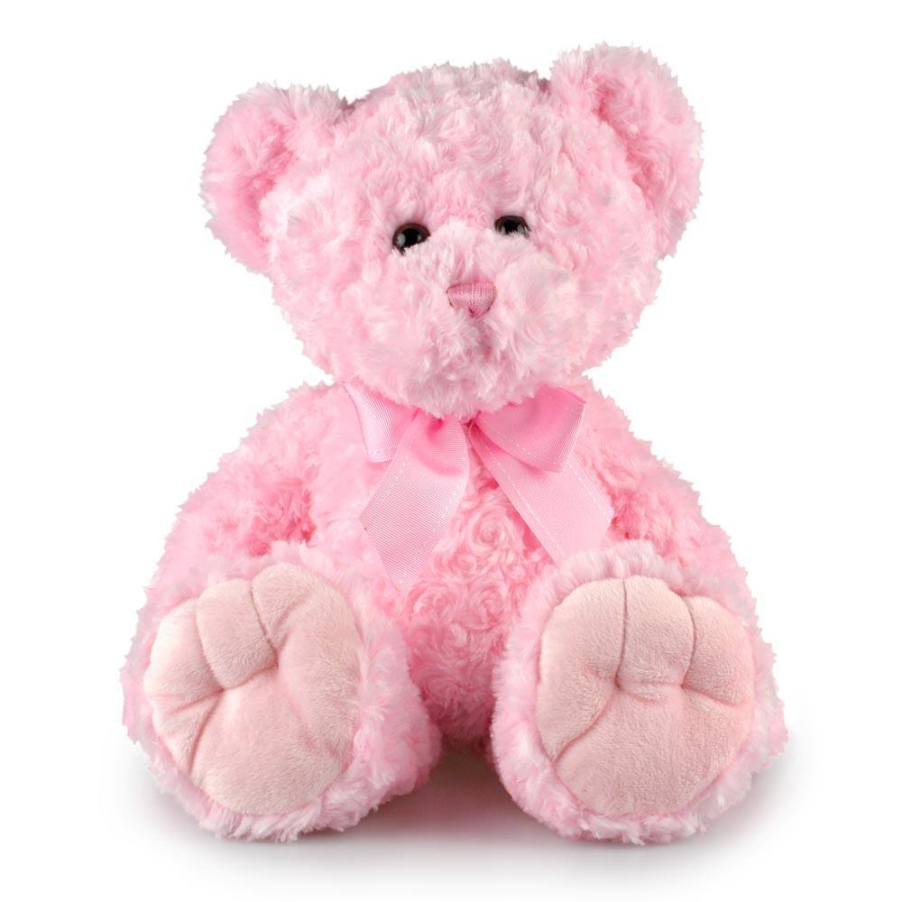 Max 30cm Teddy Bear - Various Colours-Pink-Yarrawonga Fun and Games.