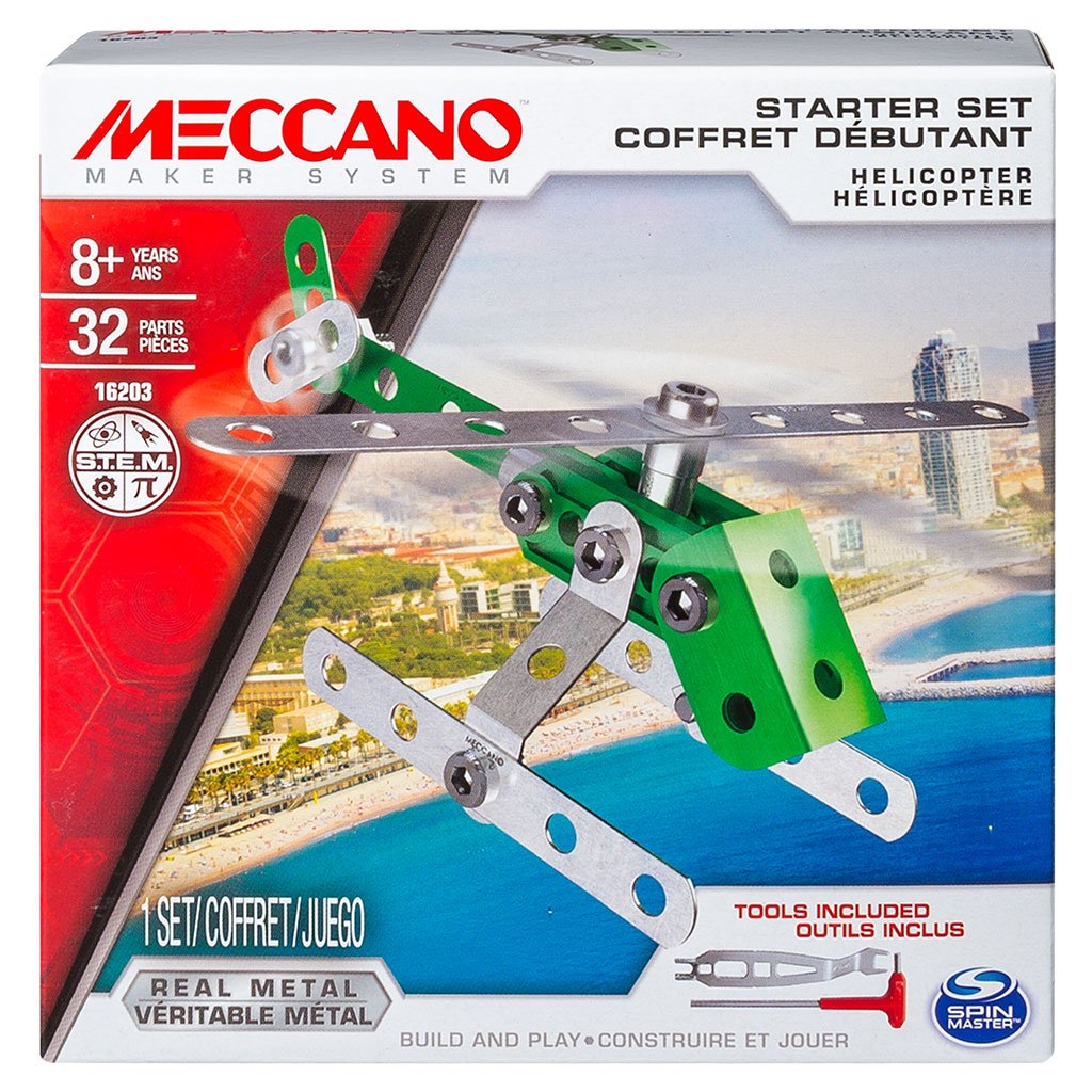 Meccano Starter Sets - Various-Helicopter-Yarrawonga Fun and Games