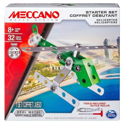 Meccano Starter Sets - Various-Helicopter-Yarrawonga Fun and Games