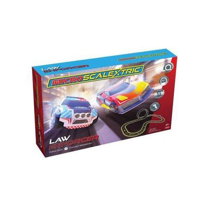 Micro Scalextric - Law Enforcer Set-Yarrawonga Fun and Games