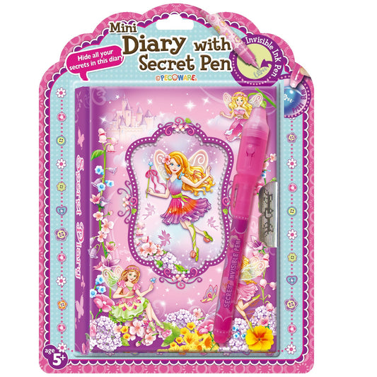 Mini Fairy Diary with Secret Pen-Yarrawonga Fun and Games