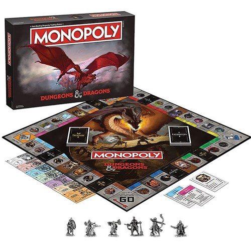 Monopoly - Dungeons and Dragons-Yarrawonga Fun and Games.