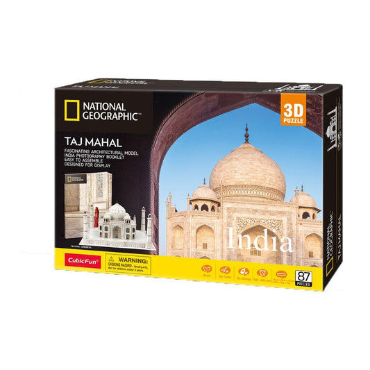 National Geographic 3D Puzzle - India - Taj Mahal-Yarrawonga Fun and Games