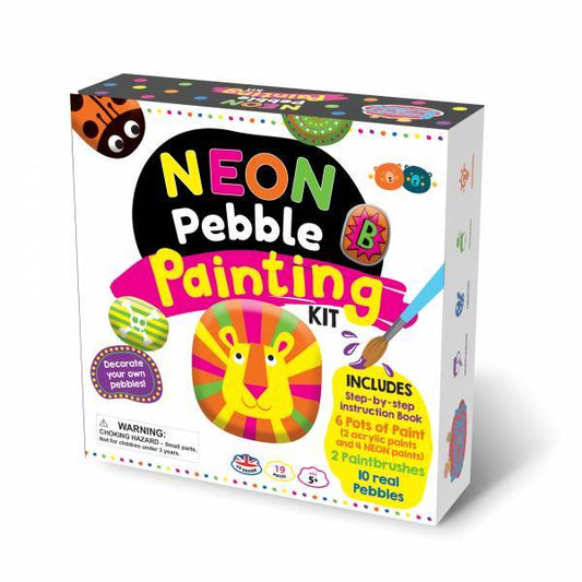 Neon Pebble Painting-Yarrawonga Fun and Games.