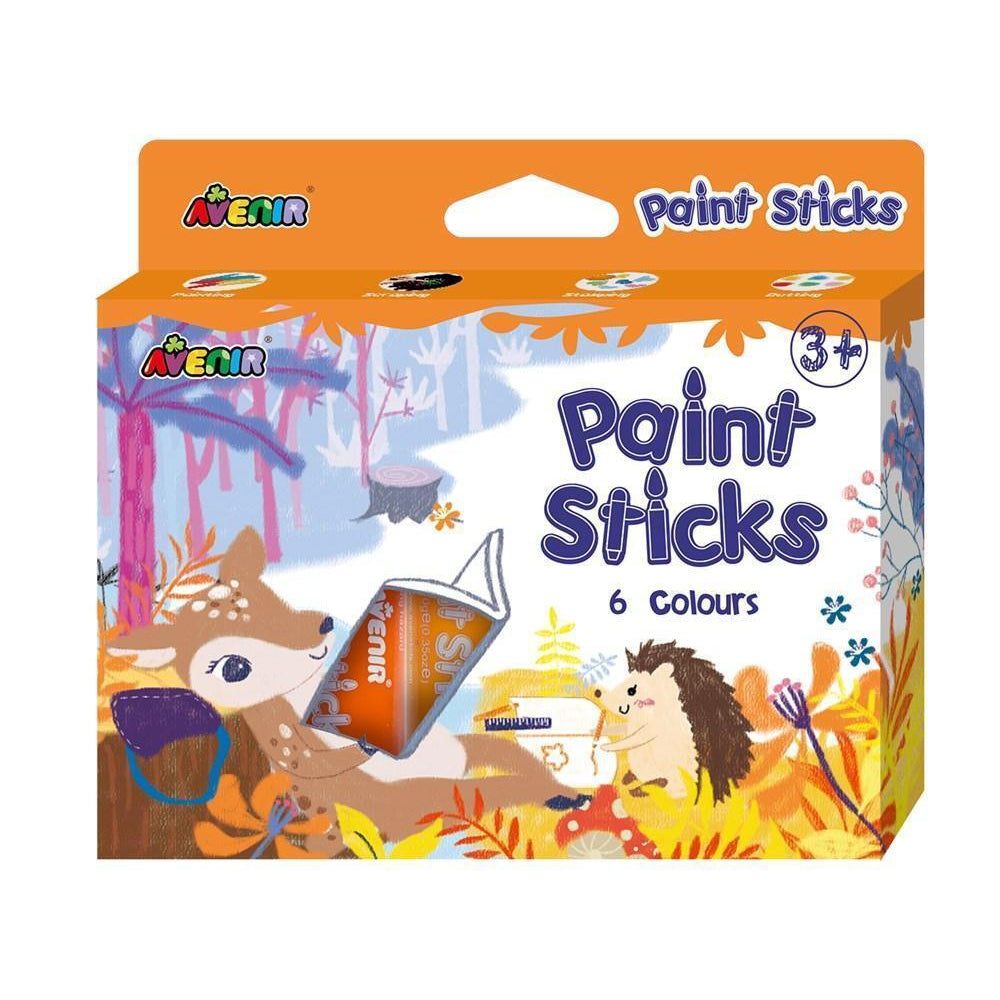 Paint Sticks - 6 Colours-Yarrawonga Fun and Games