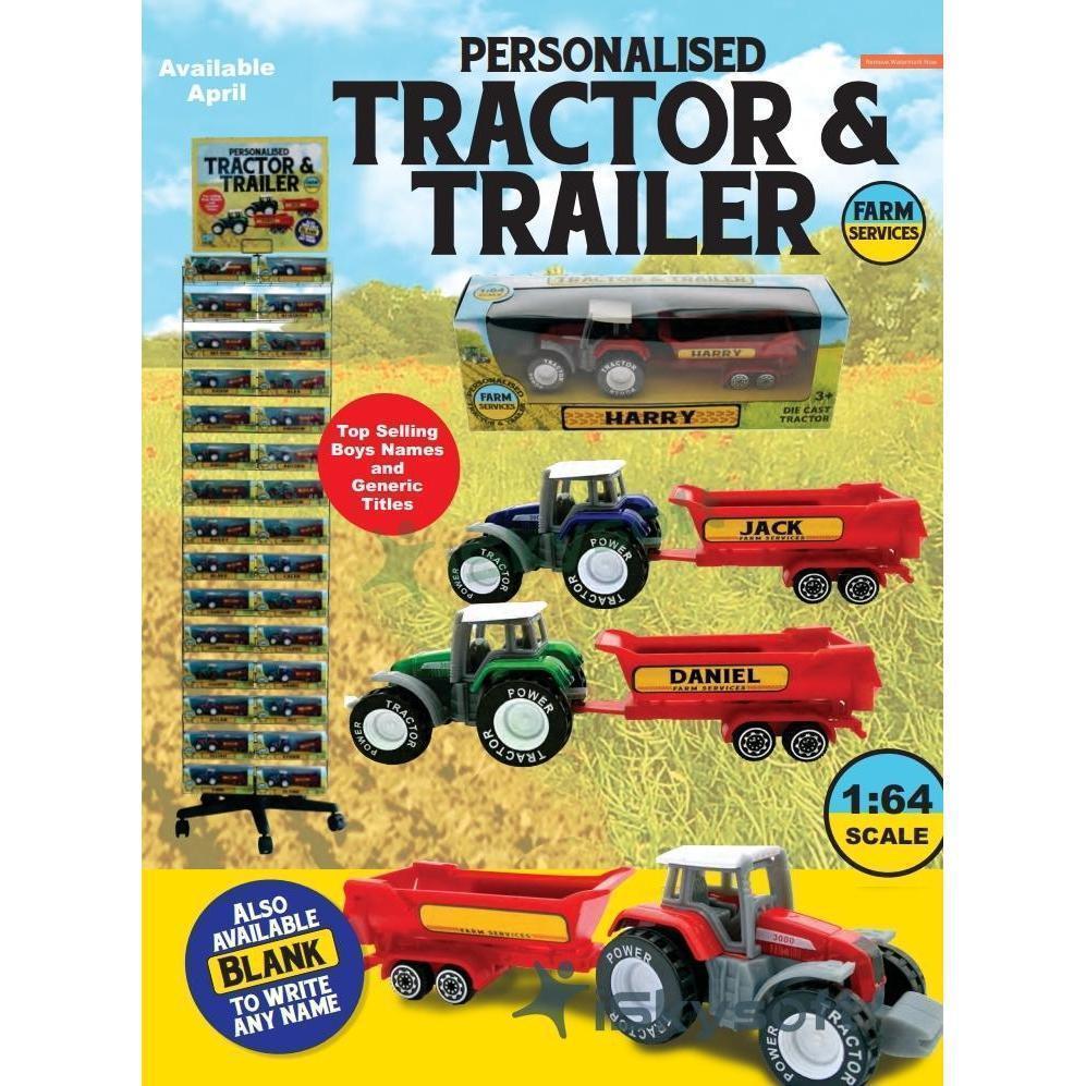 Personalized Tractor and Trailer-Yarrawonga Fun and Games