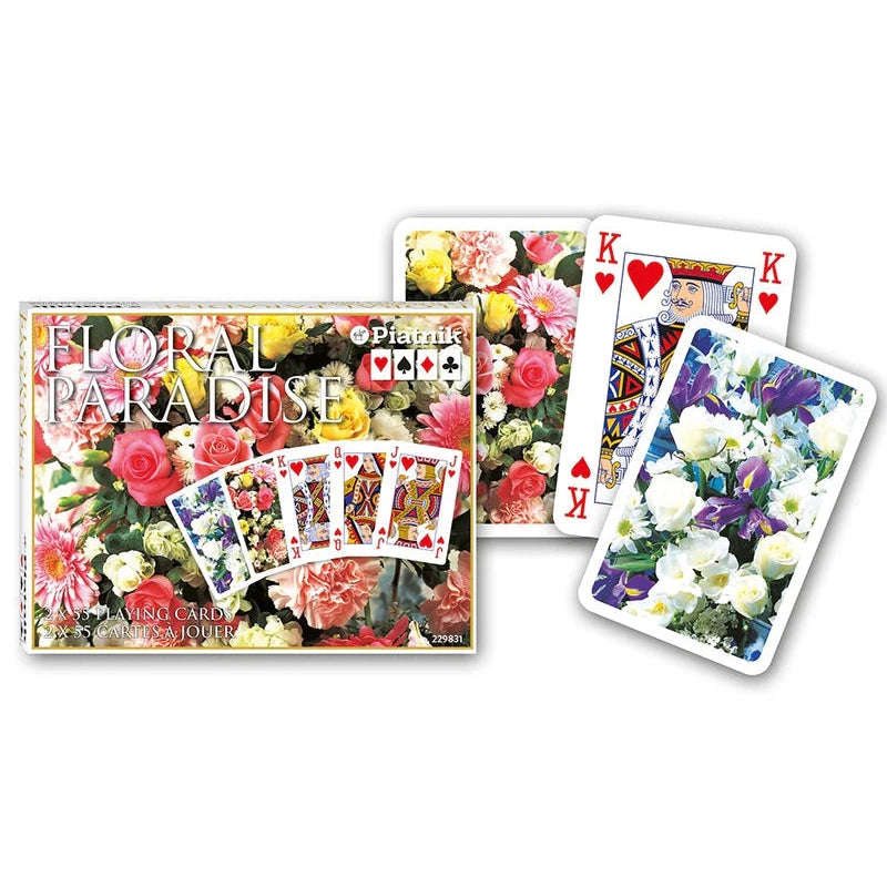 Piatnik Double Deck - Floral Paradise-Yarrawonga Fun and Games