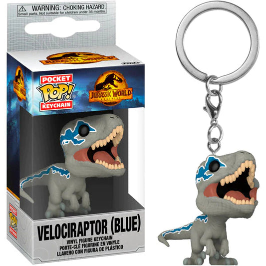 Pop Keychain - Jurassic World - Blue-Yarrawonga Fun and Games
