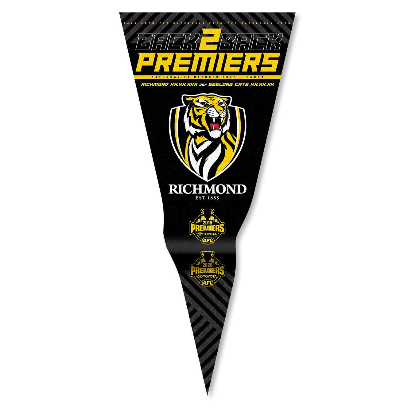 Richmond 2019 Premiership Pennant-Yarrawonga Fun and Games