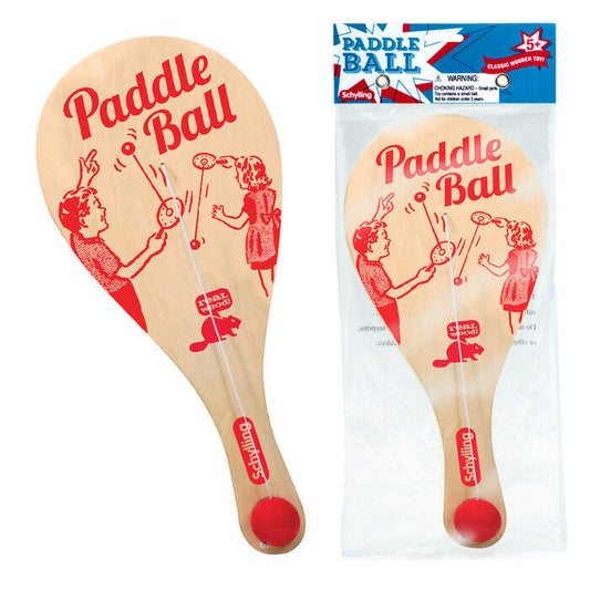 Wooden Paddle Ball-Yarrawonga Fun and Games