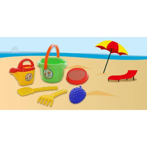 Sand Bucket Set - Hard Plastic-Yarrawonga Fun and Games