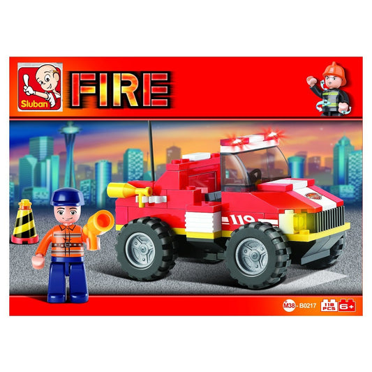 Sluban - Fire Engine - B0217-Yarrawonga Fun and Games