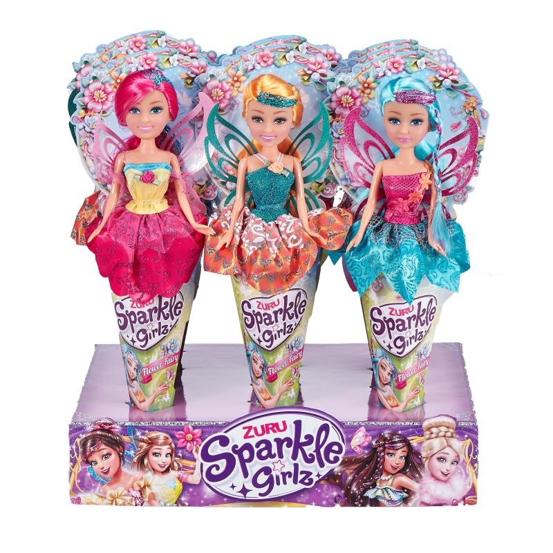 Sparkle Girlz Fairy Cone Dolls - Various-Yarrawonga Fun and Games.