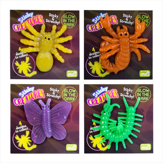 Sticky Creatures - Glow in the Dark-Yarrawonga Fun and Games