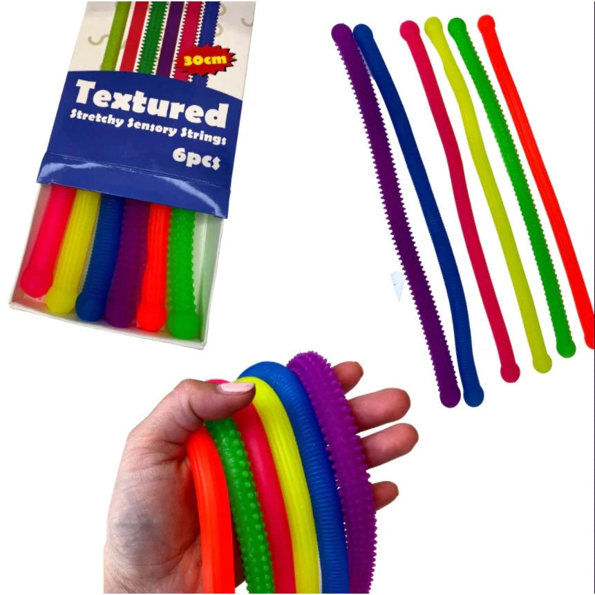Stretchy Sensory Strings - 6 Pack or Singles-Yarrawonga Fun and Games