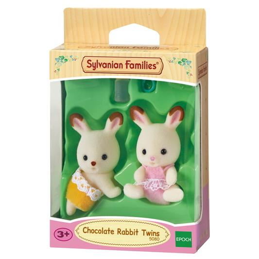 Sylvanian Families - Chocolate Rabbit Twins-Yarrawonga Fun and Games