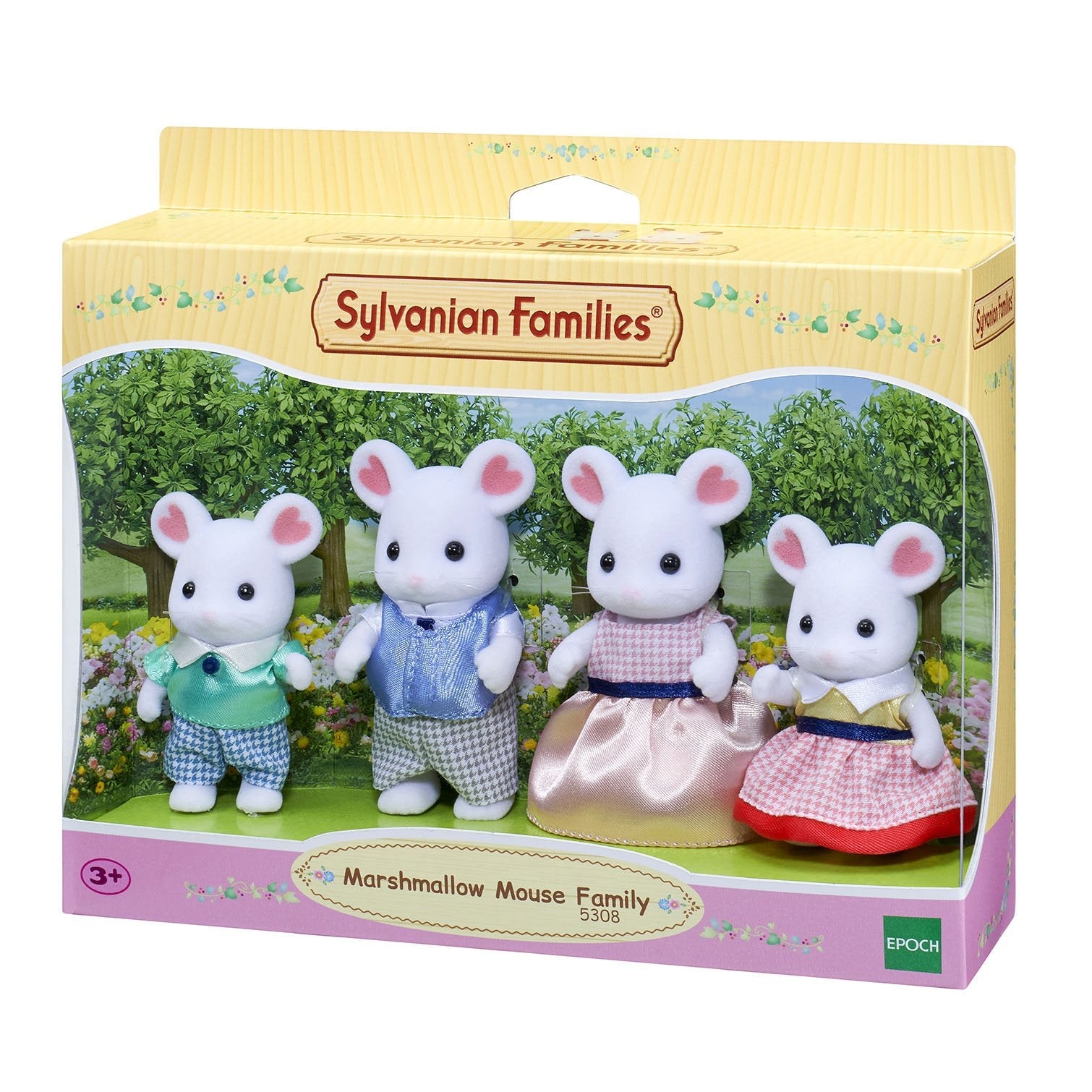 Sylvanian Families - Marshmallow Mouse Family-Yarrawonga Fun and Games