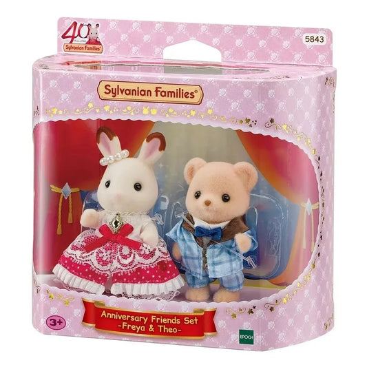 Sylvanian Families Aniversary Freinds - Freya and Theo-Yarrawonga Fun and Games