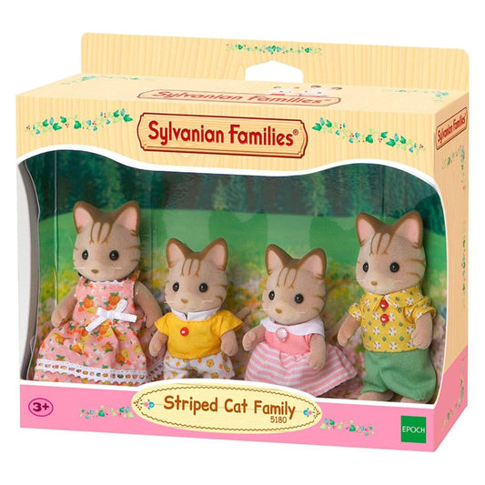 Sylvanian Families - Striped Cat Family-Yarrawonga Fun and Games