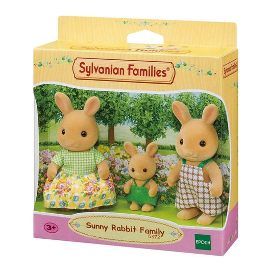 Sylvanian Families - Sunny Rabbit Family - 3 Piece-Yarrawonga Fun and Games