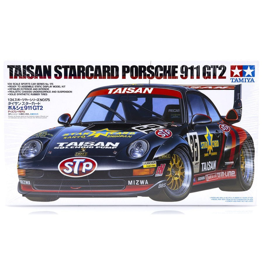 Tamiya - 1/:24 - 24175 - Taisan Starcard Porsche 911 GT2-Yarrawonga Fun and Games.