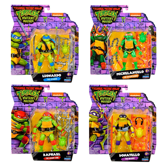 Teenage Mutant Nija Turtles - Basic Figures - Wave 2 - Various-Yarrawonga Fun and Games