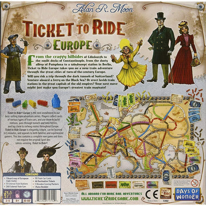 Ticket to Ride Europe-Yarrawonga Fun and Games